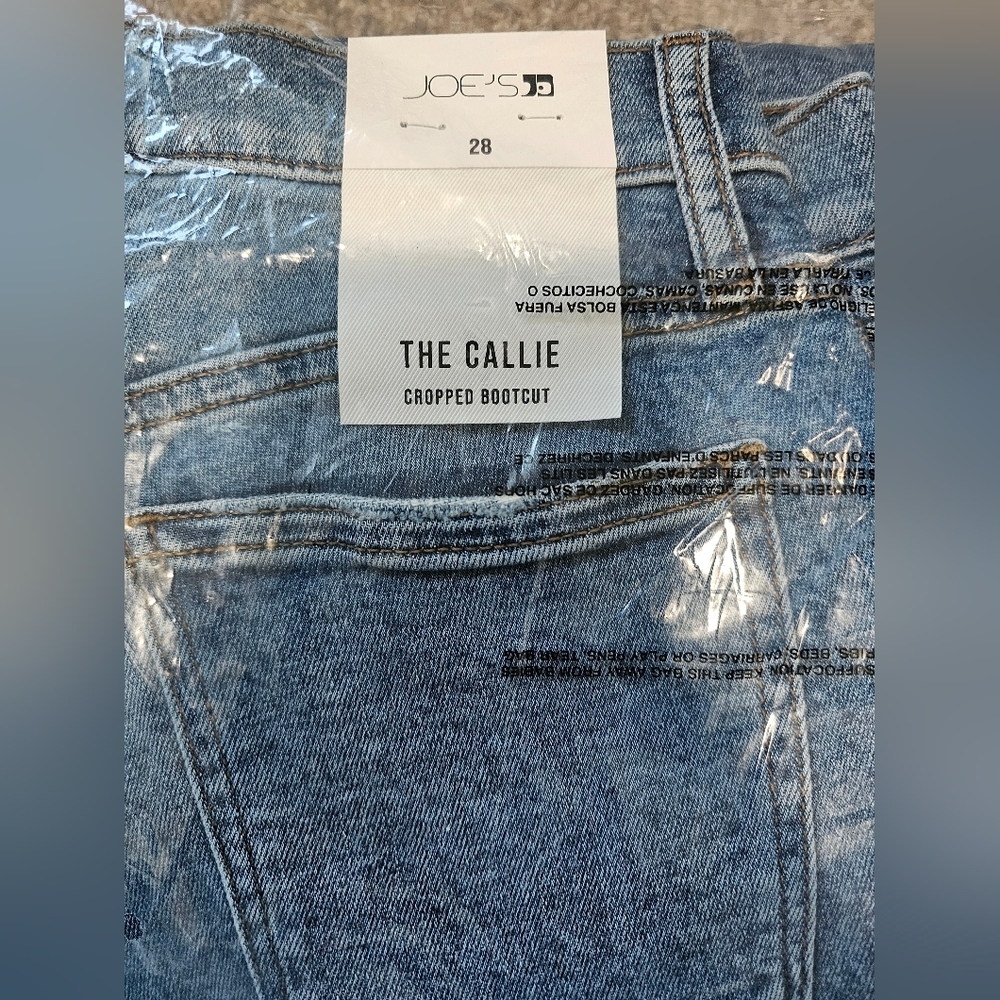 Joe's Jeans Women's The Callie Cropped Bootcut Size 28, Carpe Diem, New! - Picture 10 of 11